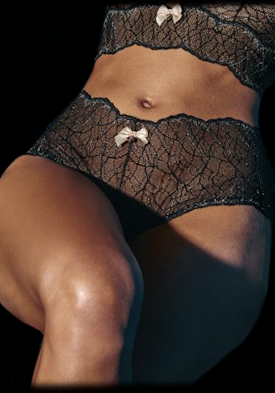 Sydney Black Panty Front